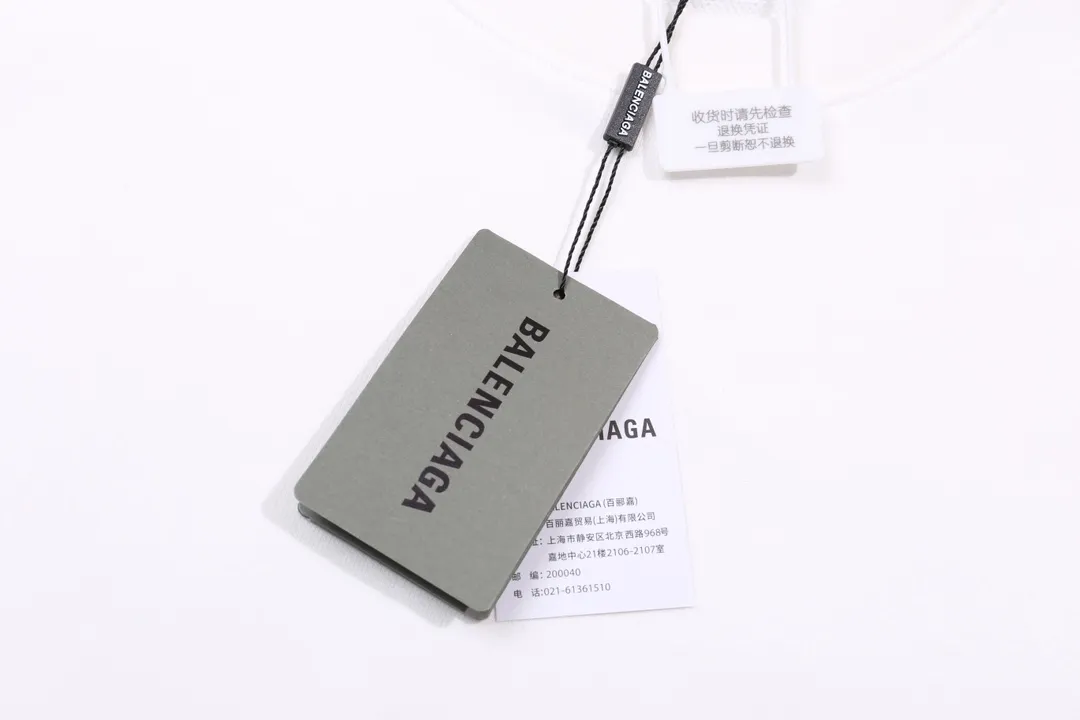 #「 Quality」 《BALENCIAGA 》24SS Classic T Quality - 2 - os 220 -26 280g - 320g - Quality ：Black White Size: XS-S-M-L